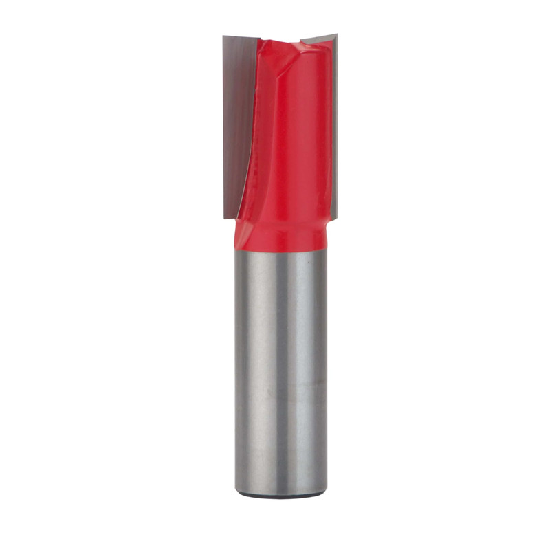 Double Flute Straight Router Bit - 1/2" SH - Diameter:1/2" - Cutting Length:1"